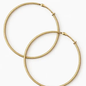 Arracadas Textura Clásica  6cm