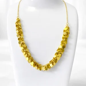 Collar Corazones Dorados